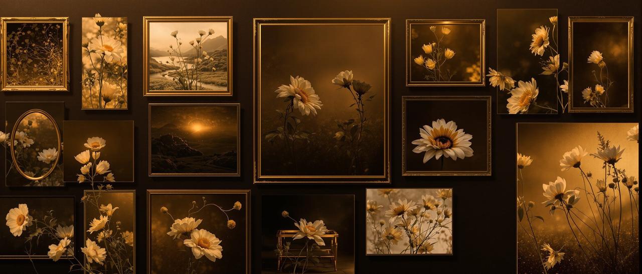 福利馆作品展示背景